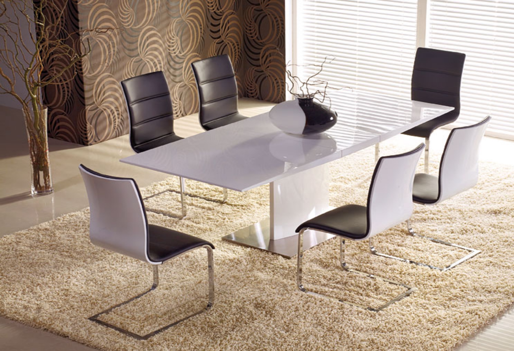stół-rozkładany-marcus,stół-do-jadalni,nowoczesny-stół, biały,lakierowany